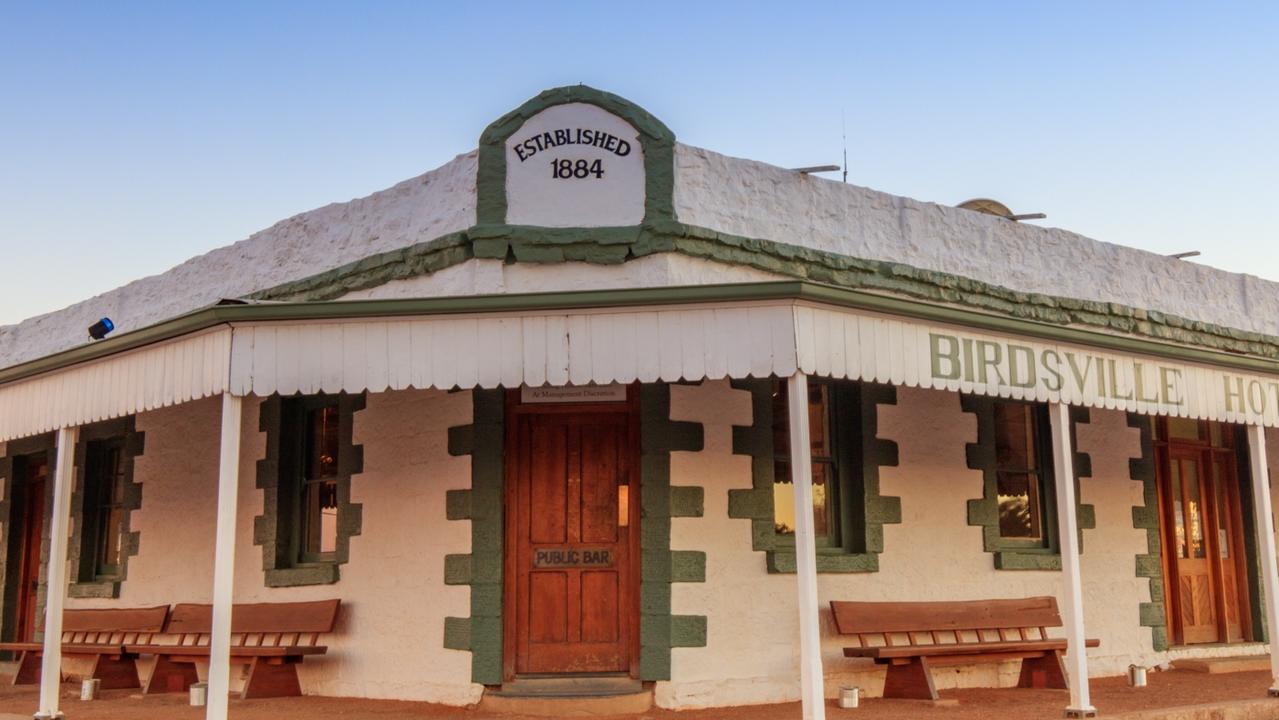 The iconic Birdsville Hotel in Outback Queensland.