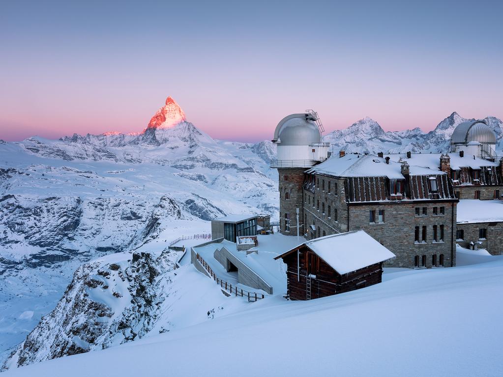 Image Name: Matterhorn Sunrise Photographer Name: Erika Valkovicova Year: 2018 Image Description: Breathtaking views of Matterhorn at sunrise at 3100m above sea level from the viewing platform located behind Kulmhotel Gornergrat- the highest hotel in the Swiss Alps. The photograph was taken early April 2017. I walked up in the dark to the observation area in deep fresh snow and spent endless two hours waiting in the cold before the sun kissed the peak of Matterhorn and the sky turned pink! As I was the only person out there, I am thrilled I can share with others the magic moment I witnessed. Copyright: Erika Valkovicova, Winner, Slovakia National Award. Picture: Sony World Photography Awards/ Erika Valkovicova