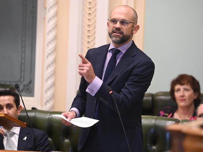 Queensland Treasurer David Janetzki. Picture: NewsWire / John Gass