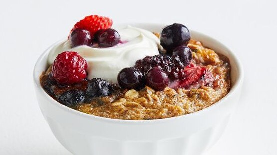 Baked berry oats are a must.