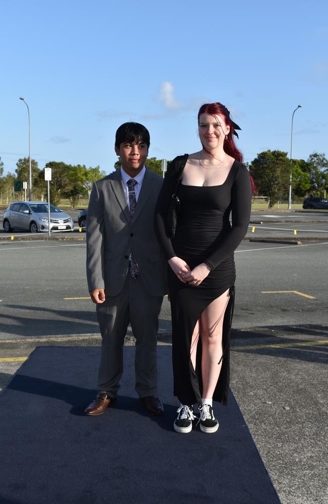 Students at the 2024 Chancellor State College formal.