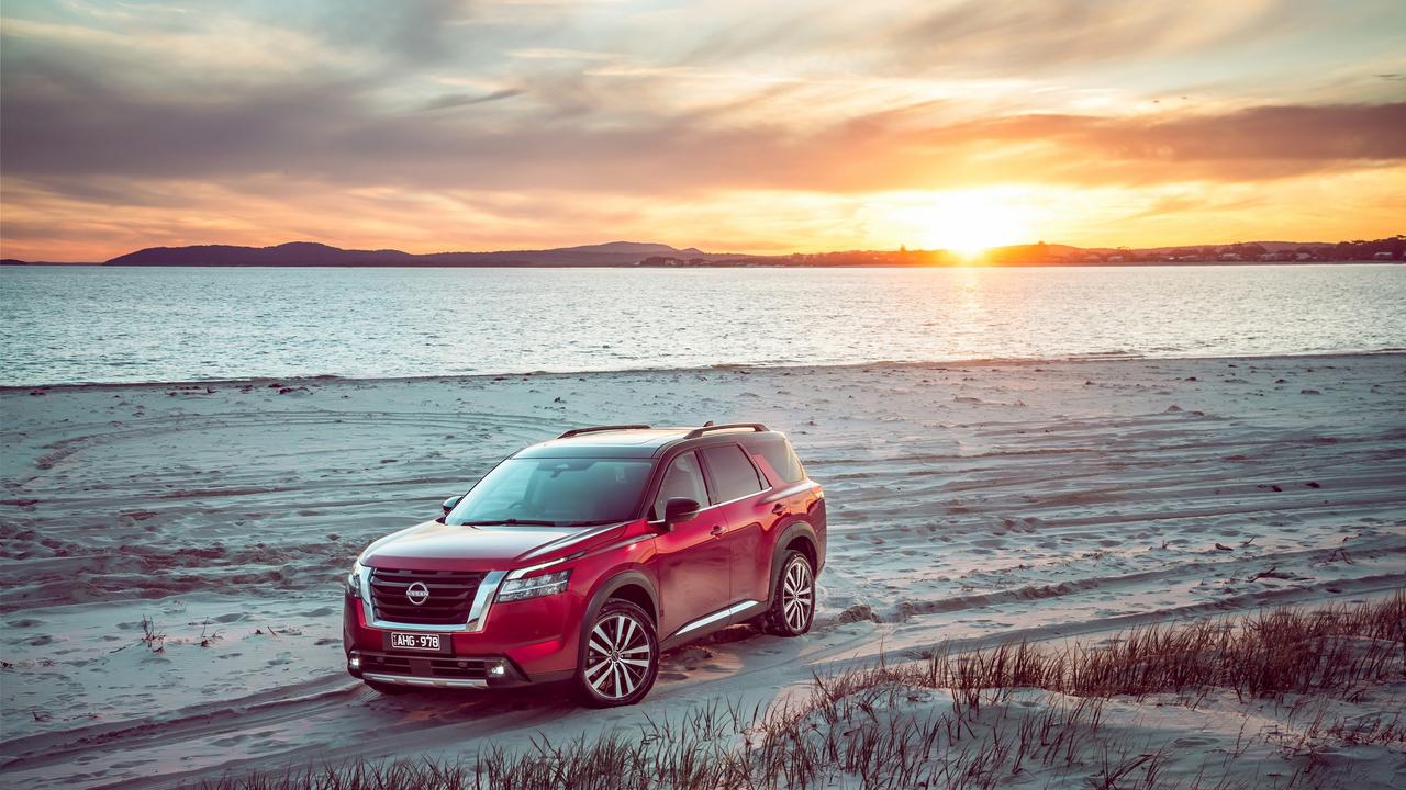 Nissan's range-topping Pathfinder Ti-L AWD which starts from about $88,000 drive-away.