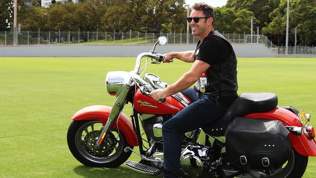 Fittler helped launch Hogs for the Homeless on Tuesday.