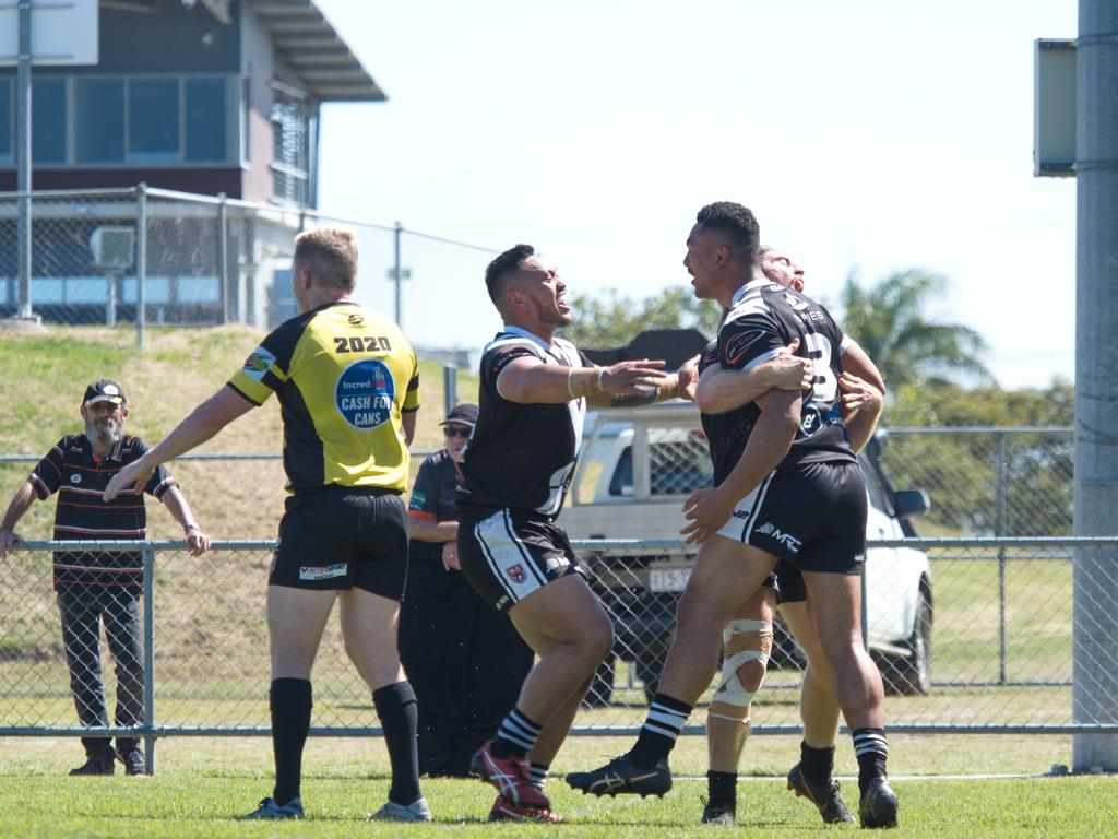 Birdsall Faapepele in the Wests and Magpies RLMD A Grade clash in Mackay, August 22, 2021. Picture: Marty Strecker