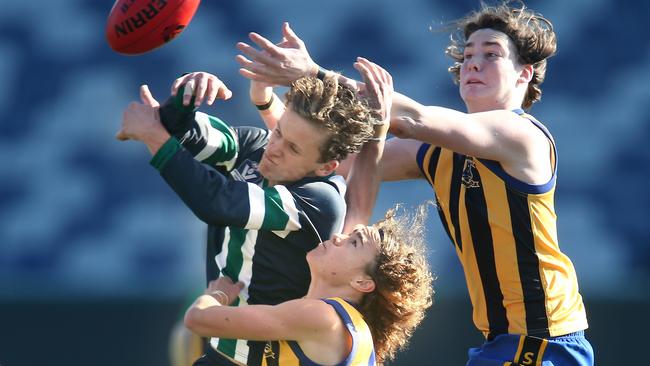 Brodie Newman in action for St Bernard's. Picture: Glenn Ferguson