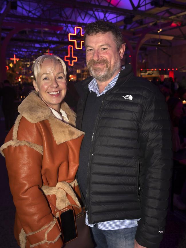 Dark Mofo 2023. Winter Feast. Gundi Brown and Sean Brown. Picture: Caroline Tan