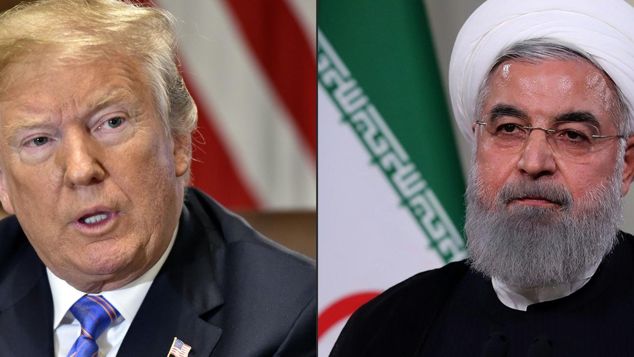 US President Donald Trump has clashed with Iranian President Hassan Rouhani on Twitter. Picture: AFP Photo