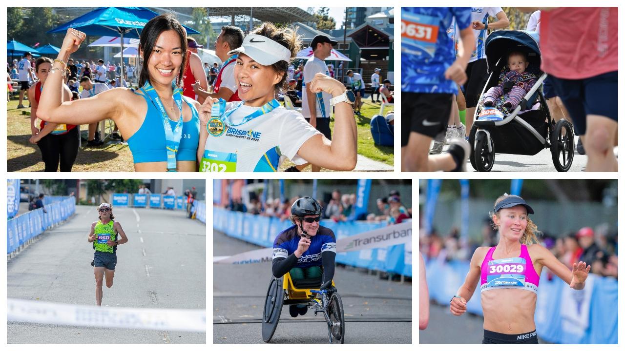 Competitors in this year's Bridge to Brisbane fun run.