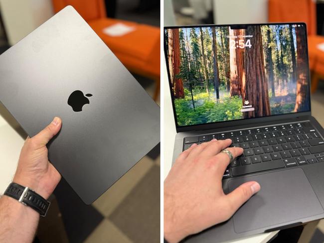 News.com.au checkout has reviewed the latest MacBook Pro, which is optimised with Apple Intelligence. Picture: Troy Nankervis