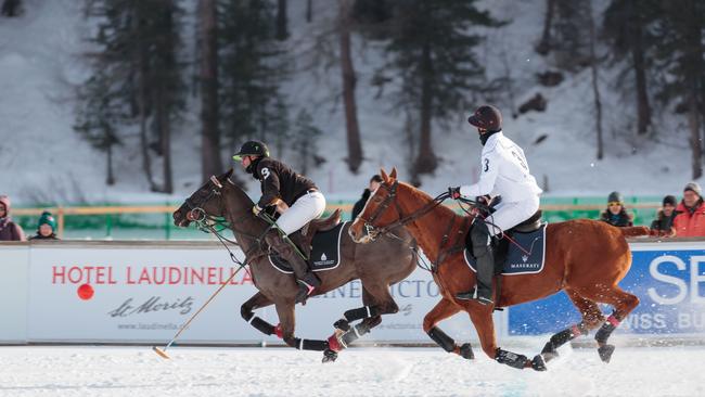 The thrill of the chase at the Snow Polo World Cup, St Mortiz.