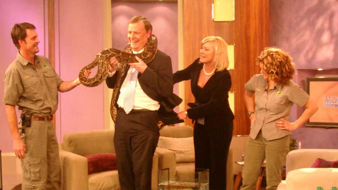 KAK in 2004: Turns out, 40 years in daytime TV is perfect training for I’m A Celeb. Picture: Channel Nine