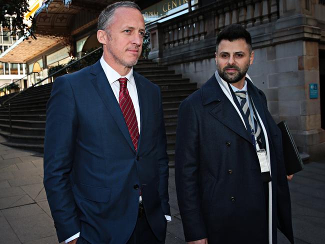Day with defence lawyer Daniel Wakim. Picture: Adam Yip