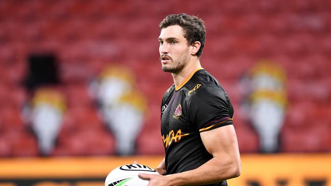 Broncos winger Corey Oates is set to be dropped, with Jamayne Isaako recalled on the wing. Picture: Getty Images.