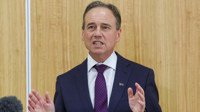 Former health minister Greg Hunt will call on the Albanese government to make a national parliamentary apology to Australia’s Jewish population for the rise of anti-Semitism and an acknowledgment of the failures that have led to it. Picture: NewsWire/Brendan Beckett