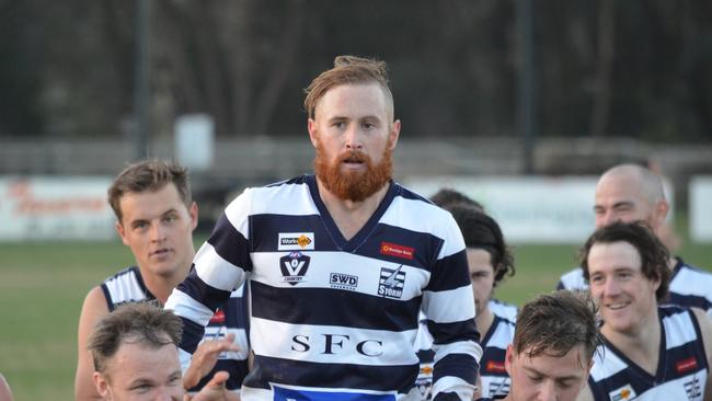 Lachlan Sharp kicked 100 goals for Strathfieldsaye in 2019. Photo: Supplied.