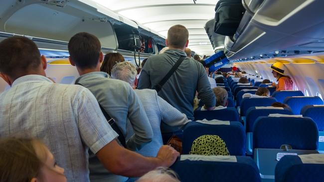 Passengers leaving an airplane. Picture: iStock