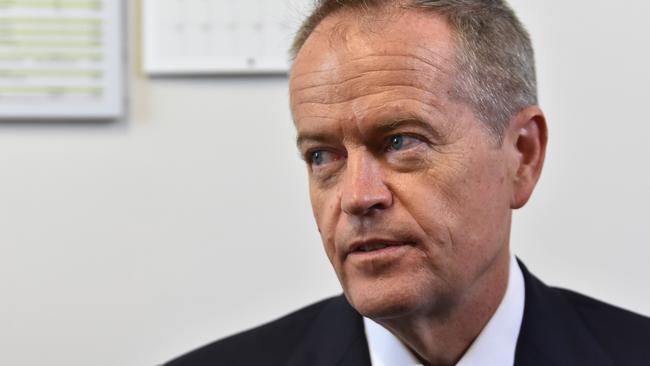 Opposition Leader Bill Shorten in Melbourne yesterday. Picture: AAP