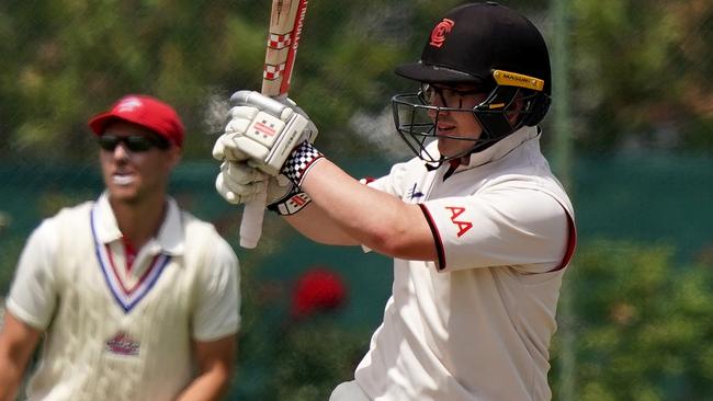 Aaron Ayre in action for Essendon.