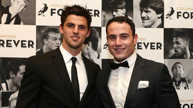 Scott Pendlebury and Paul Licuria. Picture: Julie Kiriacoudis