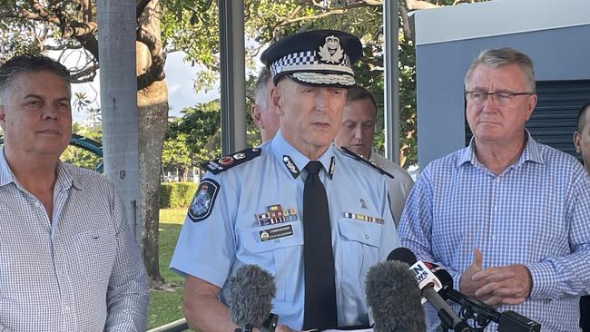 Queensland Police Commissioner Steve Gollschewski had barely pinned his new name badge on, when he was on a plane to Townsville.