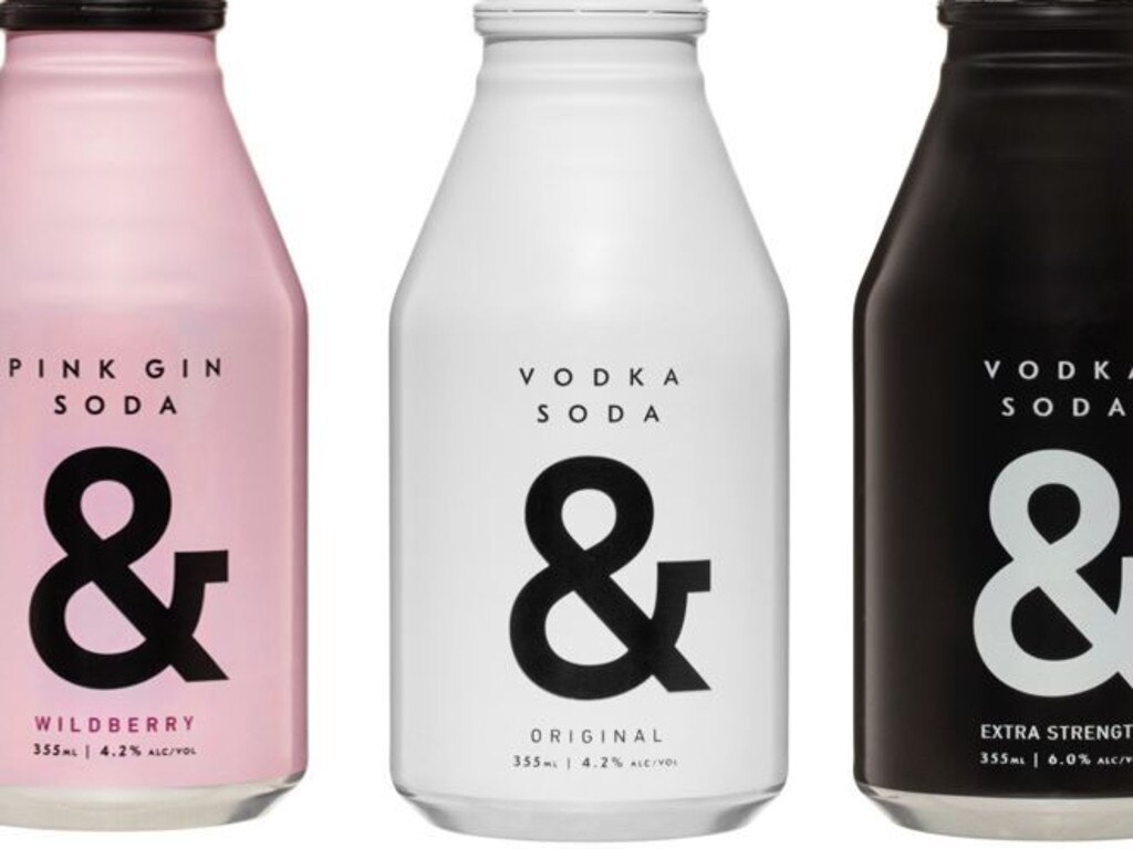 A range of pre-mixed drinks has been recalled from liquor stores around Australia. Picture: Supplied via Food Standards Australia