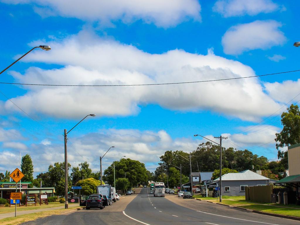 Sitting on the New England Highway, the town’s population is just 308.