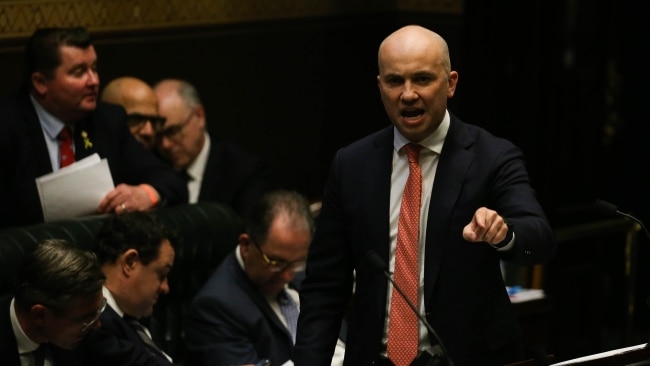 NSW Treasurer Matt Kean has urged the next federal Liberal leader to return the party to a "broad church" of ideas. Picture: NCA Newswire/ Gaye Gerard