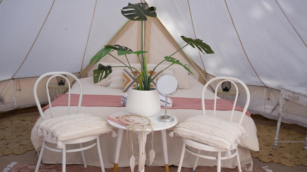 Suzannah Miller is the owner of Pechey glamping site Boho Cartel. September 6, 2024. Picture: Christine Schindler