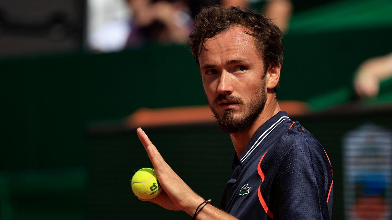 Russia's Daniil Medvedev was banned from Wimbledon in 2022. (Photo by Valery HACHE / AFP)