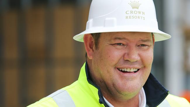 James Packer says he’s ‘genuinely happy’ to be back in Australia. Picture: Rohan Kelly