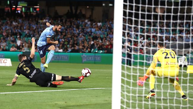 The Sky Blues will want a bit more of this against the Wanderers. (Ryan Pierse/Getty Images)