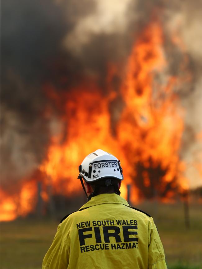 Blazing.  Picture: Peter Lorimer