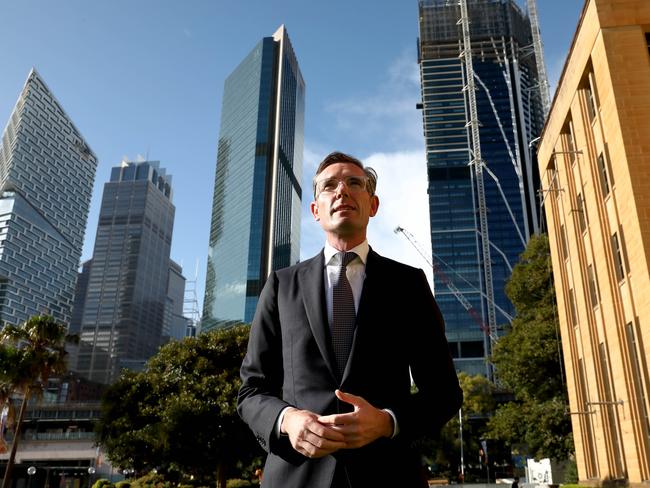 In February Premier Dominic Perrottet said bringing back workers to the CBD is a “civic duty”. Picture: NCA NewsWire