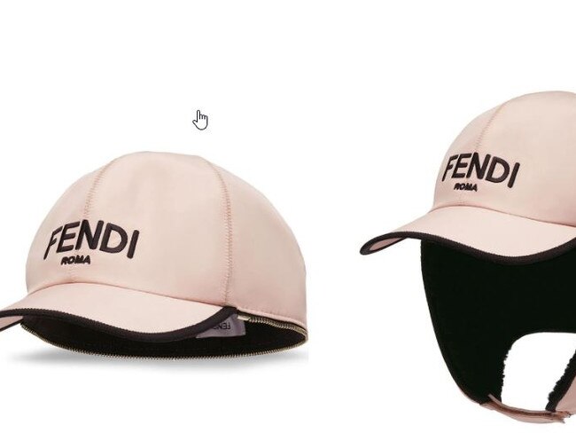 A splurge! Fendi logo trapper cap. Picture: Farfetch