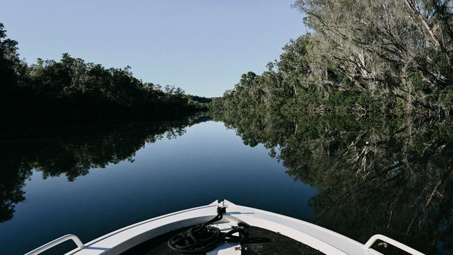 Exploring the waterways at Bullo River Station.