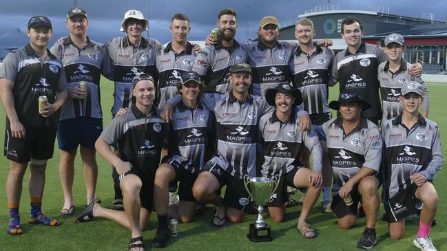 Mackay Magpies took out the Mackay Cricket Association's first grade one-day premiership at Great Barrier Reef Arena on Saturday. Picture: Magpies Cricket Club Mackay Facebook.