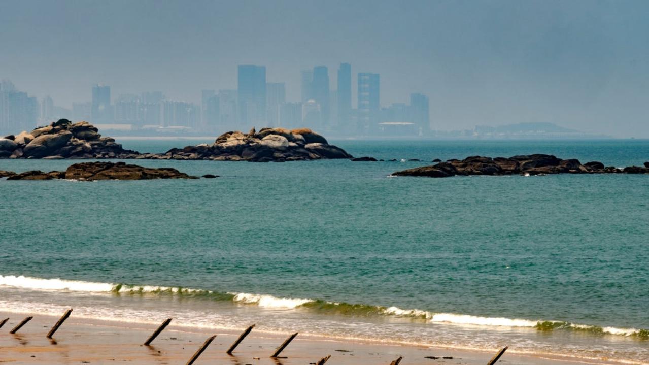 The Taiwan Straits have become a theatre of international tension, after China began live-fire military drills in the water around Taiwan. Photograph: Alberto Buzzola/LightRocket via Getty Images