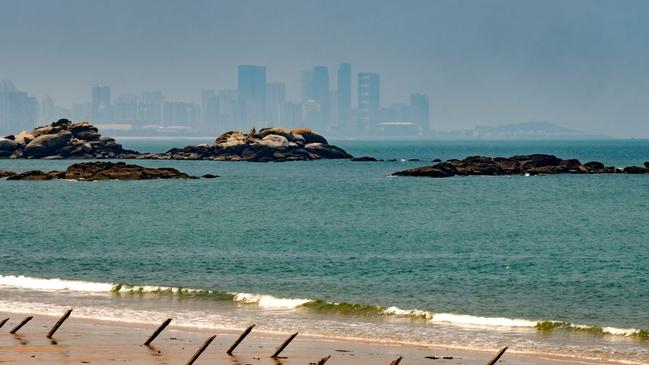 The Taiwan Straits have become a theatre of international tension, after China began live-fire military drills in the water around Taiwan. Photograph: Alberto Buzzola/LightRocket via Getty Images