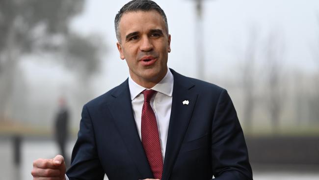 Premier Peter Malinauskas said he was “proud” to be sanctioned by Russia. Picture: NCA NewsWire / Martin Ollman