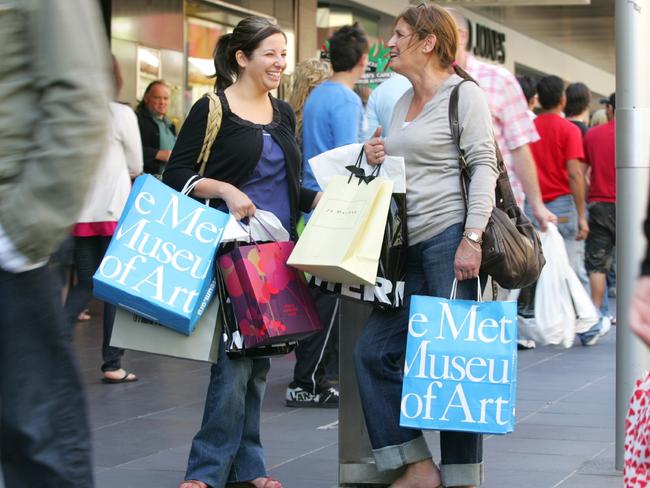 Shoppers are less willing to spend. Picture: Andrew Henshaw
