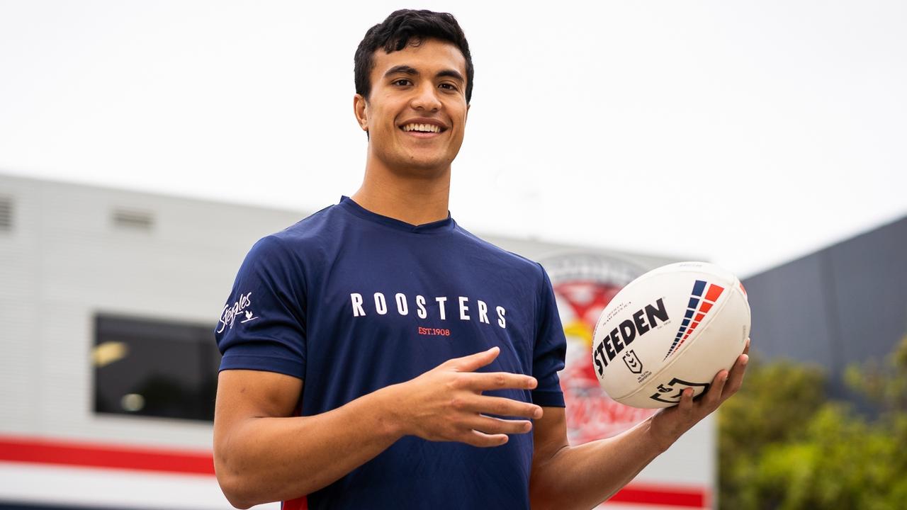 Sydney Roosters new signing Joseph Suaalii. Picture: Roosters Digital