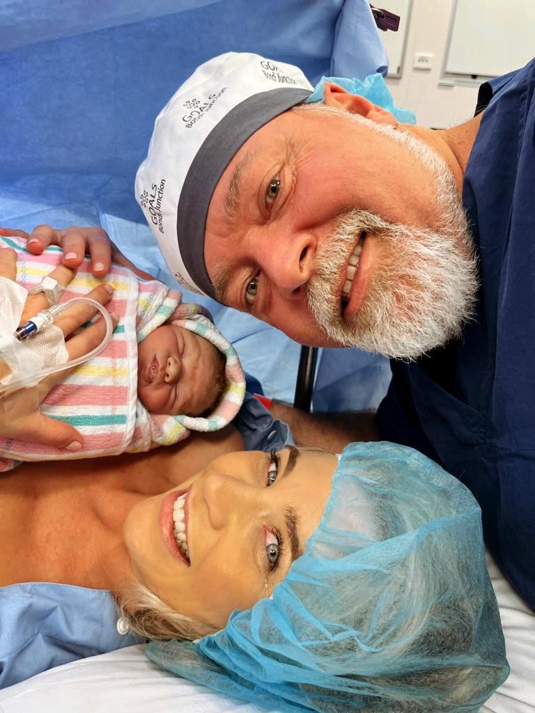 Kyle Sandilands announced the birth of his first child Otto to fiancee Tegan Kynaston in August.