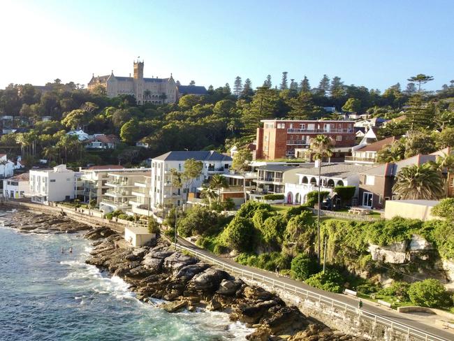 A section of the route along Cabbage Tree Bay, Manly. Picture: Supplied