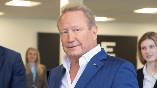 Mining billionaire Andrew Forrest. Picture: Jenny Magee