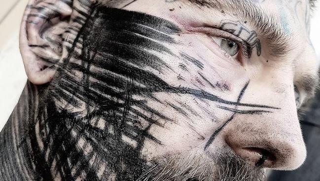 Brutal Black Project: Why people are getting painful face tattoos