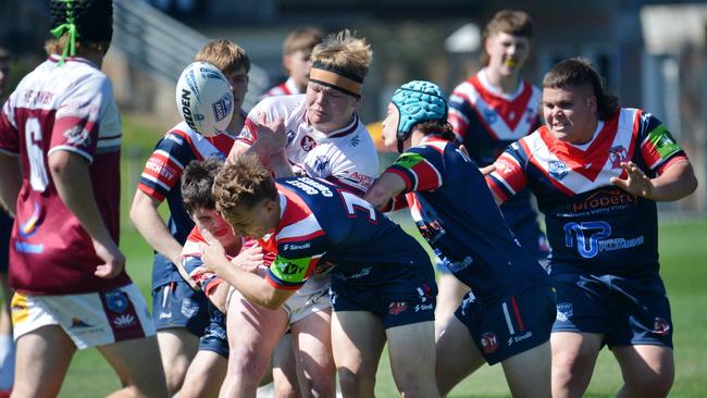 Nambucca took a 16-point lead into the break. Picture: Leigh Jensen