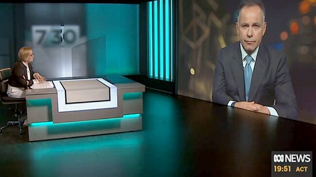 Victorian Liberal leader John Pesutto on the ABC's 7.30 program on March 27. Source: Twitter