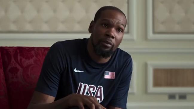 Kevin Durant says chemistry doesn't mean much against the might of Team USA. Photo: Netflix.