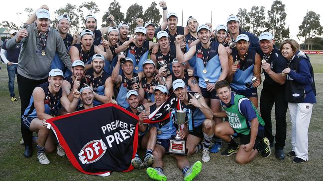 Aberfeldie powered its way to premiership glory with a 20-0 record. Picture: Paul Loughnan