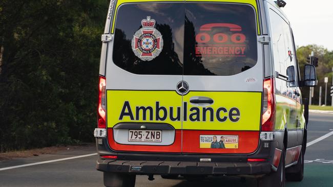 Paramedics have treated two people following a motorcycle crash north of Toowoomba.